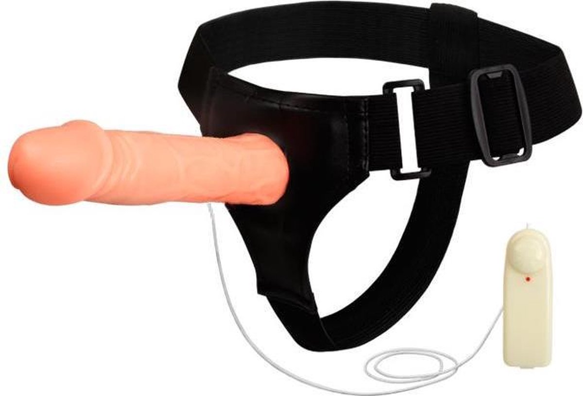 Strap-on with Hollow Dildo Jessica 18 cm