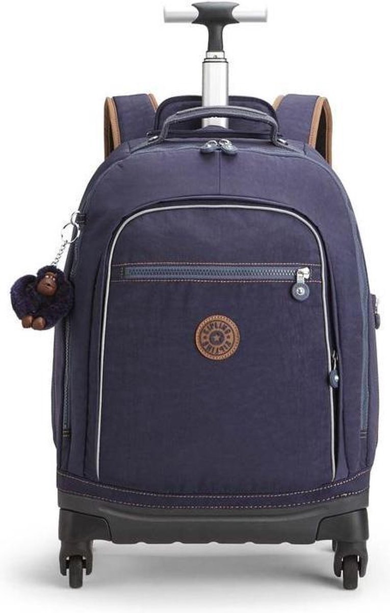 Kipling Echo Rugzaktrolley - Kinderen - Blue Tan Block