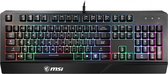 MSI Vigor Gaming toetsenbord - RGB Toetsenbord USB QWERTY -Zwart