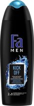 FA - Men Kick Off 2In1 Bath And Shower Shower Gel For Men For Body & Hair Aqua