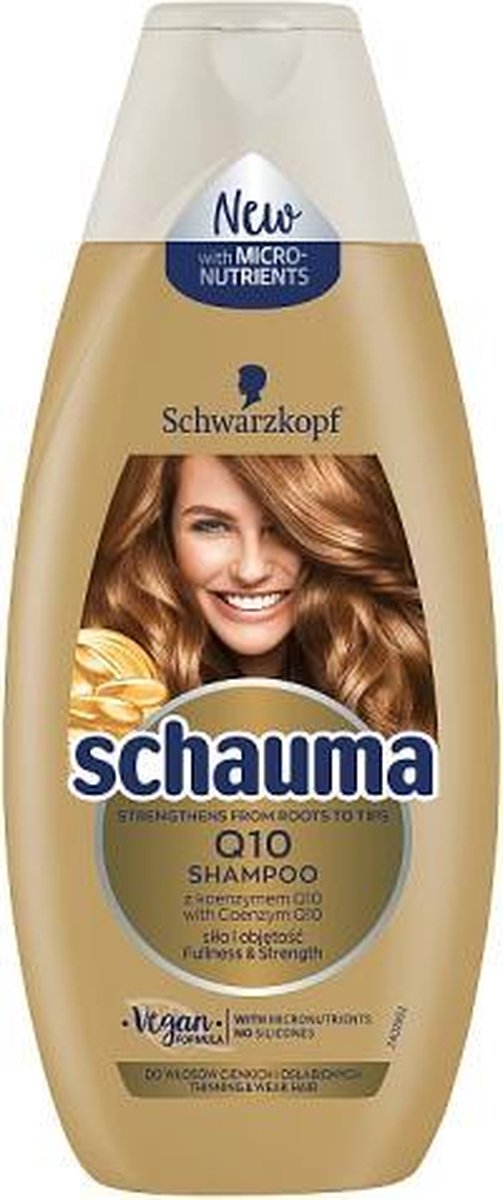 Schauma - Q10 Structure Shampoo Restorative Shampoo From Coenzyme Q10 250Ml  | bol.com