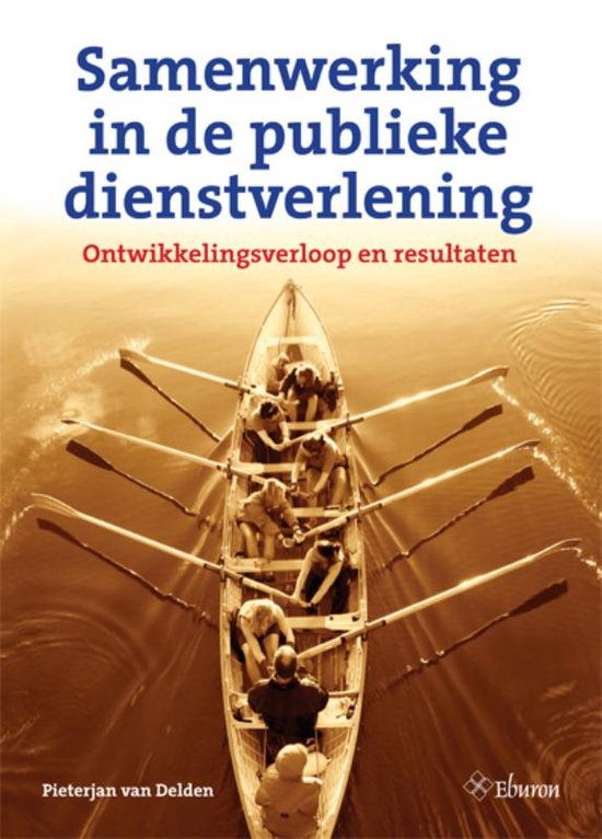Cover van het boek 'Samenwerking in de publieke dienstverlening' van Pieterjan van Delden en Pieterjan van Delden