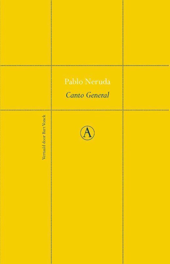 Cover van het boek 'Canto general'