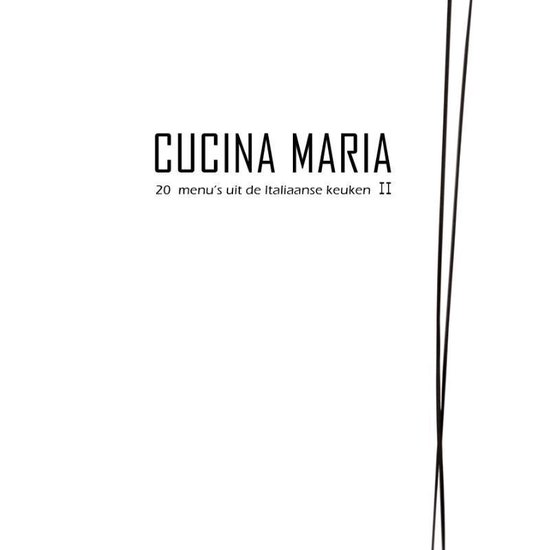 Cover van het boek 'Cucina Maria II' van M.C.A. Coumans-Hermens