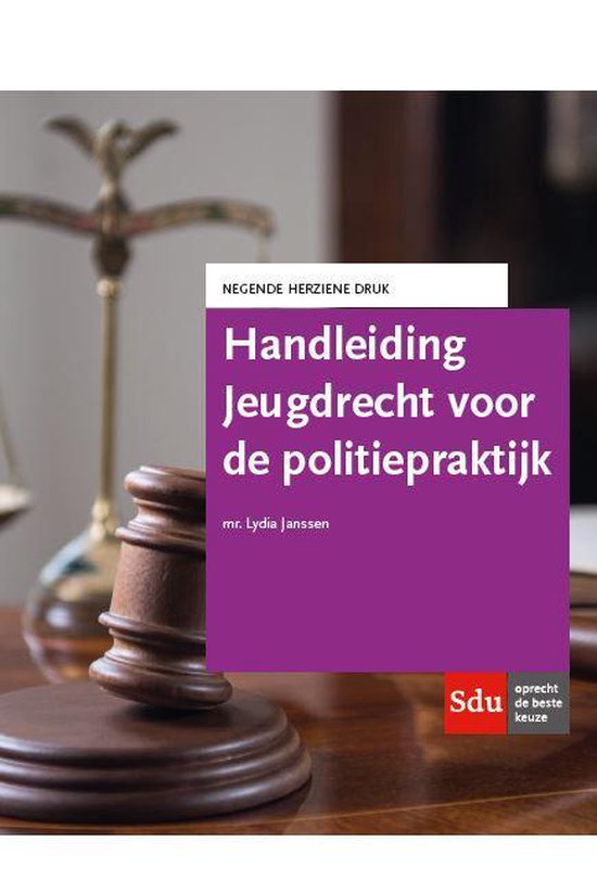 Handleiding Jeugdrecht voor de politiepraktijk. - cover