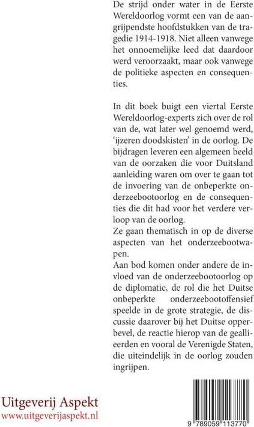 Boekomslag met tekst en uitgeverij logo.