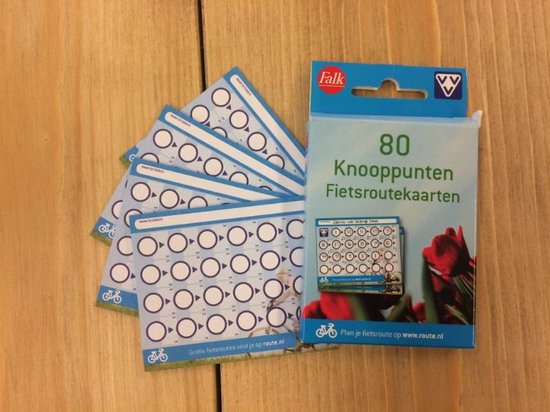 Cover van het boek 'VVV Knooppunter + 80 blanco fietskaarten' van  Falk