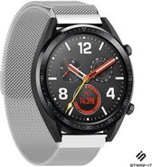 Milanees Smartwatch bandje - Geschikt voor  Huawei Watch GT / GT 2 Milanese band - zilver - 42mm - Strap-it Horlogeband / Polsband / Armband