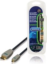Bandridge Bvl1702 Hoge Snelheids Hdmi Kabel met Ethernet 2.0 M
