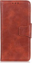 Shop4 - Geschikt voor Xiaomi Redmi 9C Hoesje - Wallet Case Cabello Bruin