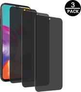 Anti Spy Full Privacy Screenprotector Glas - Tempered Glass Screen Protector - 3X Geschikt voor: Apple iPhone 12 Pro Max