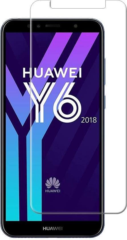 Glas de protection d'écran Huawei Y6 2018 - Protecteur d'écran en Tempered Glass trempé - 1x