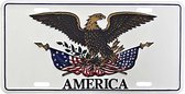 Amerikaans nummerbord - Adelaar America