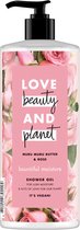 Love Beauty and Planet Douchegel Muru Muru Butter & Rose - 500 ml