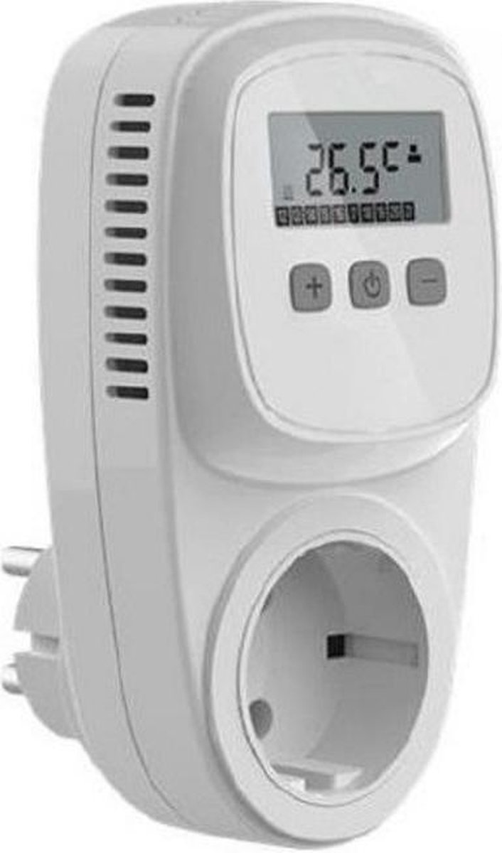 stekker / stopcontact thermostaat pompschakelaar met externe en ruimte  sensor TC500... | bol.com
