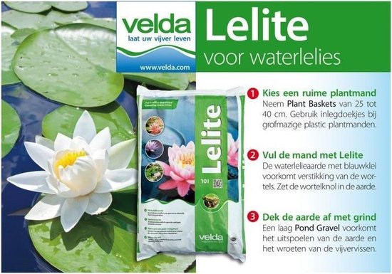 Velda Waterlelieaarde Lelite 10 Liter Bruin - Velda