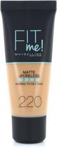 Maybelline Fit Me Matte + Poreless Foundation - 220 Natural Beige