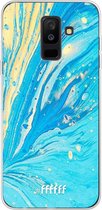 Samsung Galaxy A6 Plus (2018) Hoesje Transparant TPU Case - Endless Azure #ffffff