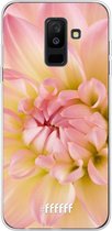 Samsung Galaxy A6 Plus (2018) Hoesje Transparant TPU Case - Pink Petals #ffffff