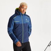 Dare2B Below Zero waterdichte, geïsoleerde ski-jas met capuchon voor heren, ademende outdoorjas, middernacht marineblauw donker denim