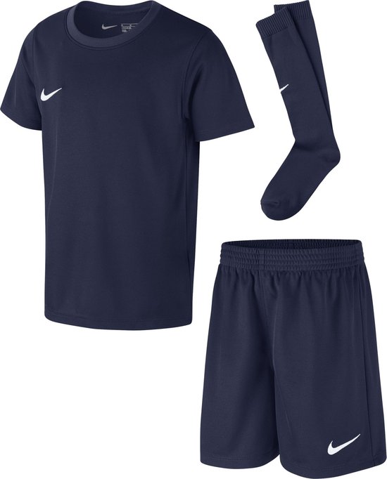 Champions League Voetbaltenue Kinderen - Maat 116 t/m 164 - Zwart - Unisex - Officiële