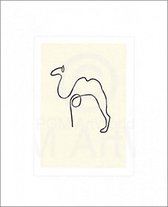 Pablo Picasso - Le Chameau Kunstdruk 50x60cm