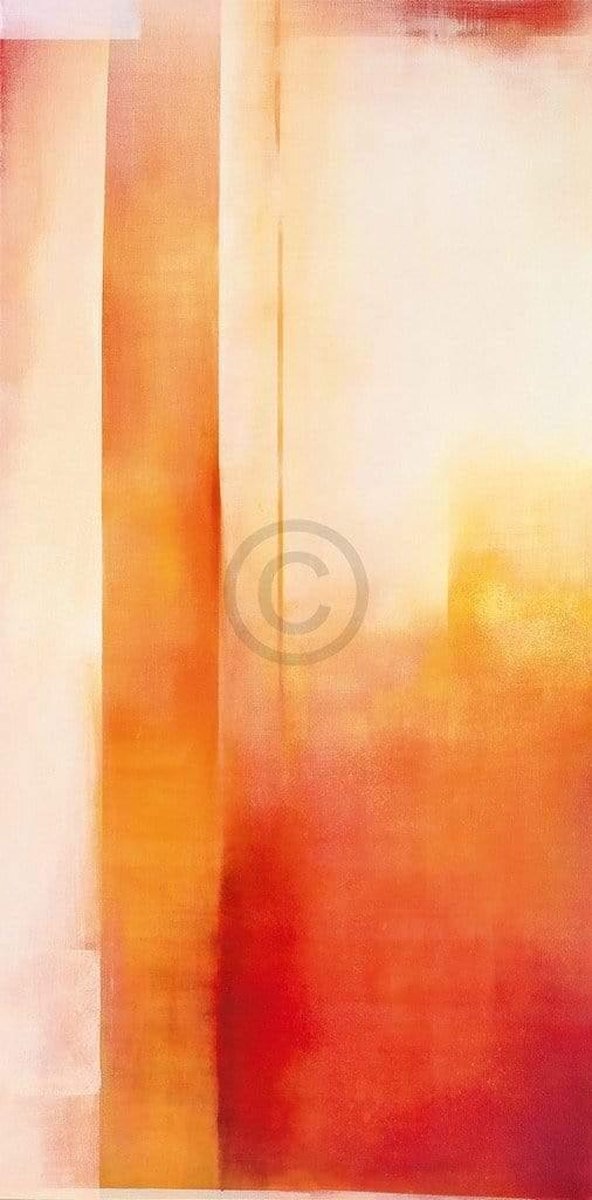 PGM Kunstdruk Marta Peuckert - Rot II 50x100cm Divers