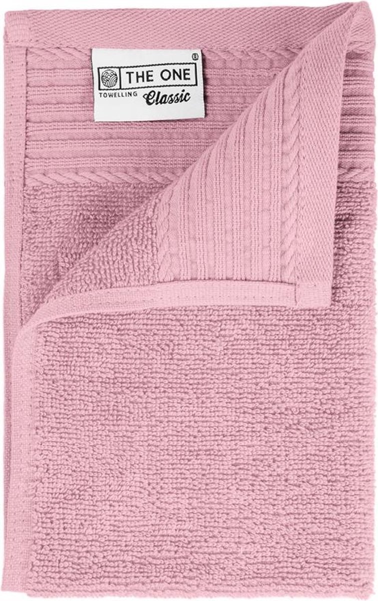 The One Towelling Gastendoek 30 x 50 cm Licht Roze