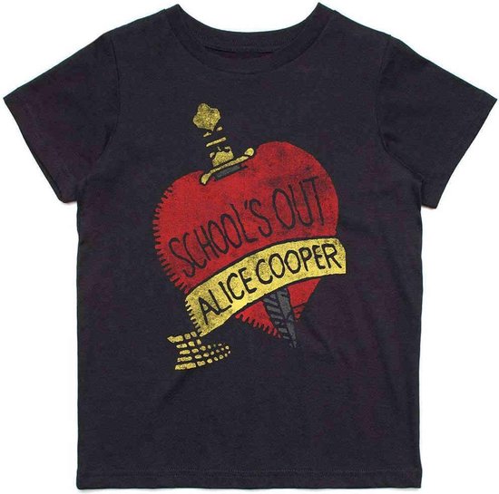 Alice Cooper - Schools Out Kinder T-shirt - Kids tm 12 jaar - Zwart