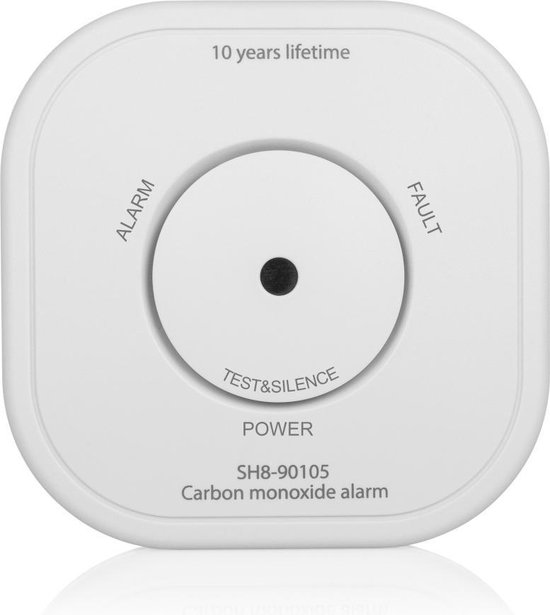 Smartwares SH8-90105 - Koolmonoxidemelder Koppelbaar - 85 dB - 3 Jaar batterij - 10 Jaar levensduur