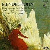 Felix Mendelssohn: Piano Sonatas, Opp. 6, 105, 106; Rondo Capriccioso