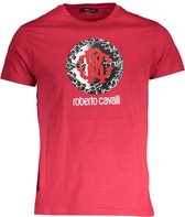 Roberto Cavalli T-shirt Rood 2XL Heren