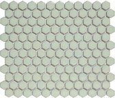 0,78m² - Mozaiek Tegels - Barcelona Hexagon Licht groen 2,3x2,6