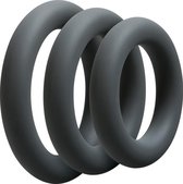 Doc Johnson - Optimale - 3 C-Ring Set - Thick - Slate