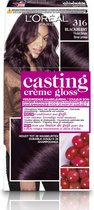 L’Oréal Paris Casting Crème Gloss Haarverf - 316 Violet Bruin