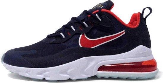 Nike Air Max 270 React - Blauw/Rood - Maat 44 | bol.com