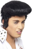 "Elvis™ pruik voor volwassenen - Verkleedpruik - One size"