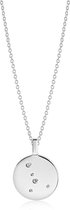 Sif Jakobs Jewellery Dames-Ketting 925 Zilver gerhodineerd Zirkonia One Size Kanker 87604403