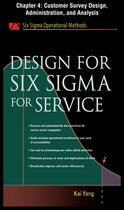 Design for Six Sigma for Service, Chapter 4 - Customer Survey Design, Administration, and Analysis