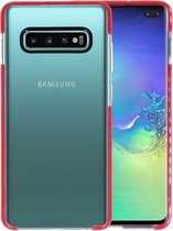 Coque en TPU Armor pour Samsung Galaxy S10 Plus Transparente / Rouge