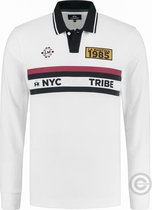 La Martina ® Polo Sweatshirt NYC Tribe, wit