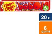 Chupa Chups - Big Babol Strawberry - 20x 6 stuks