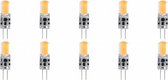 MEGAMAN - LED Lamp 10 Pack - Storm - G4 Fitting - 1.8W - Warm Wit 2800K | Vervangt 15W