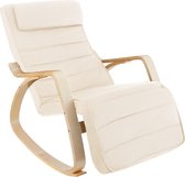 tectake -  Schommelstoel Onda fauteuil - beige - 403527