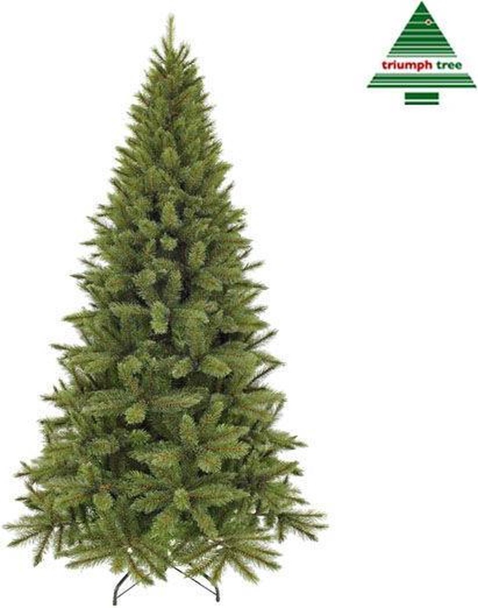 Quagga Identiteit Uitgang Triumph Tree - Kunstkerstboom - Forest Frosted Slim - Groen - 260cm |  bol.com
