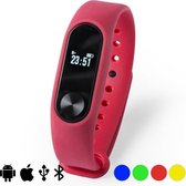 Innovagoods Smartband Rood, Bluetooth, Stappenteller En Slaapmonitor - 0.42 inch LCD