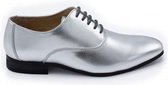 GENTS | Nette Schoenen Heren | Lakschoen zilver Maat 41