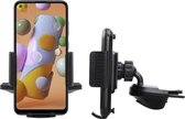 Shop4 - Samsung Galaxy A11 Autohouder Verstelbare CD Houder met Klem Zwart
