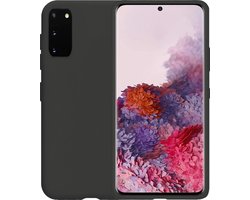 Hoesje - Geschikt voor Samsung Galaxy S20 - Sterk & Shockproof - Hoes Cover - Siliconen Case - Telefoonhoesjes - Zwart