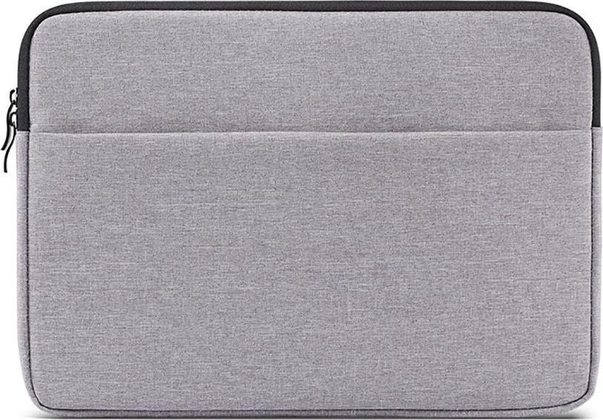 Shop4 - Geschikt voor 15 inch Laptop Hoes - Sleeve Licht Grijs